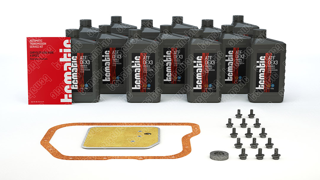 Onderd.set, olie verversen van automatische versnellingsbak Tcmatic 105.102.1006