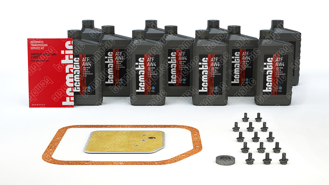 Onderd.set, olie verversen van automatische versnellingsbak Tcmatic 105.102.2011