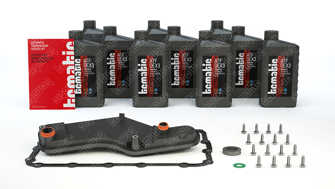 Onderd.set, olie verversen van automatische versnellingsbak Tcmatic 105.103.1002