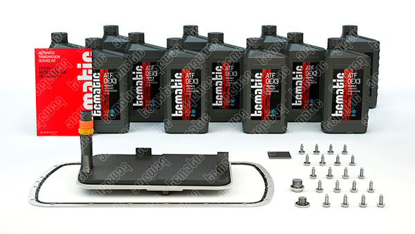 Onderd.set, olie verversen van automatische versnellingsbak Tcmatic 105.104.2004