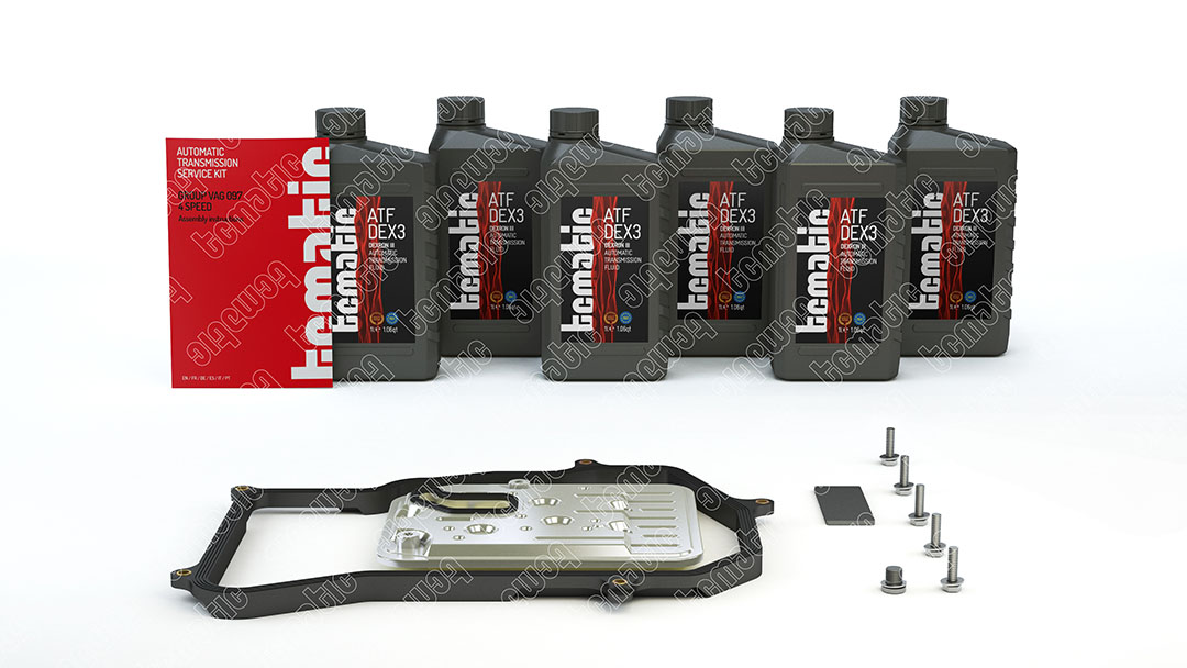 Onderd.set, olie verversen van automatische versnellingsbak Tcmatic 105.106.1008