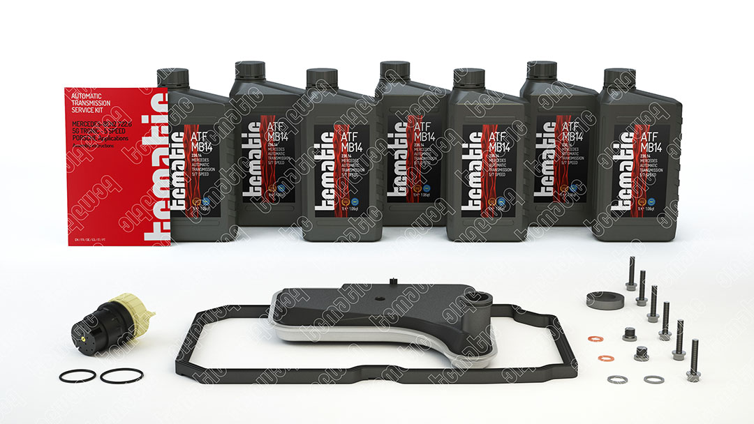 Onderd.set, olie verversen van automatische versnellingsbak Tcmatic 105.108.0005