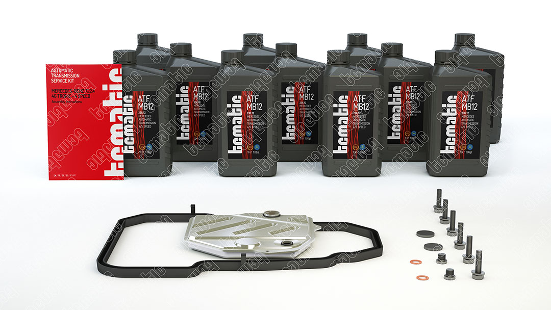 Onderd.set, olie verversen van automatische versnellingsbak Tcmatic 105.108.2002