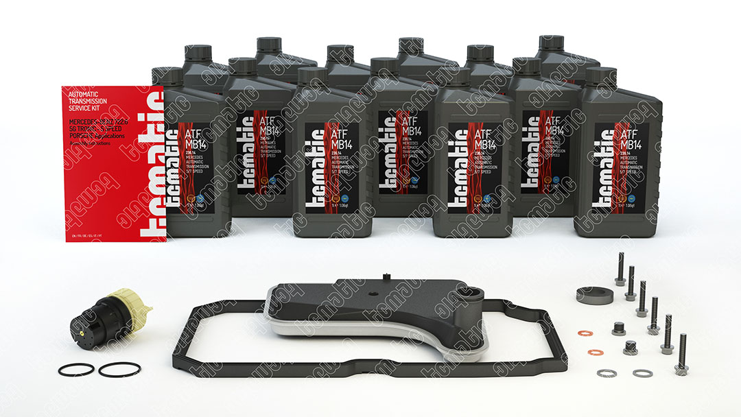 Onderd.set, olie verversen van automatische versnellingsbak Tcmatic 105.108.2005