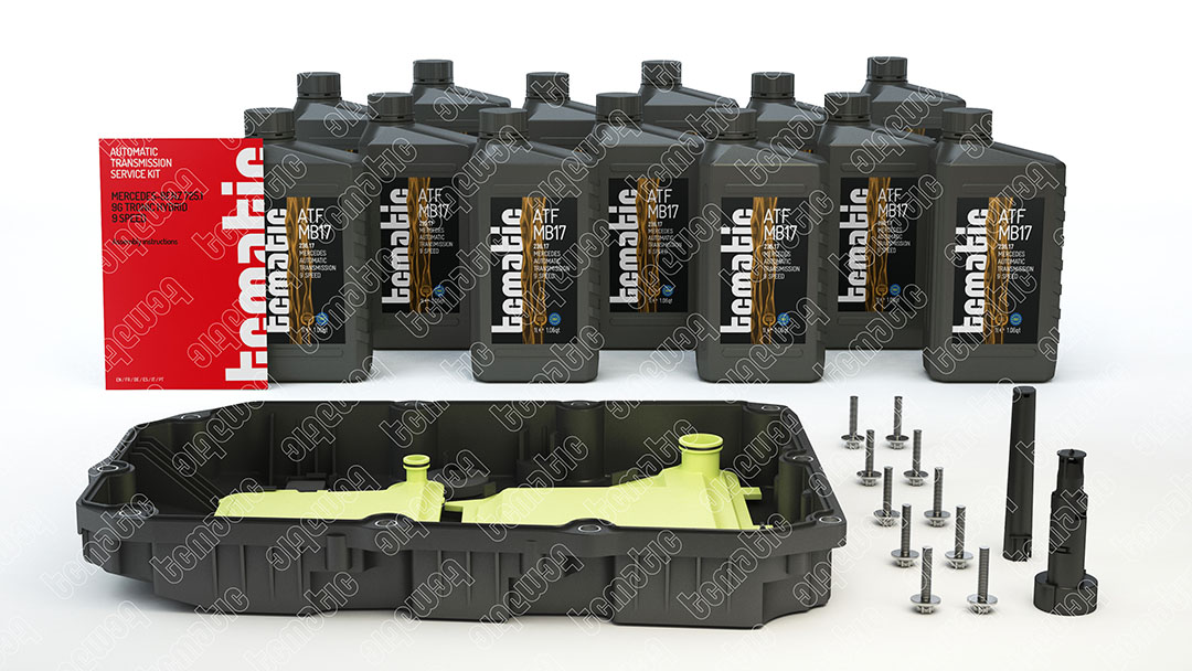 Onderd.set, olie verversen van automatische versnellingsbak Tcmatic 105.108.2013