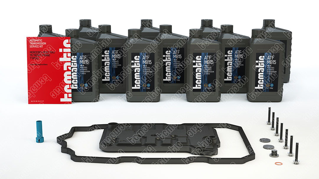 Onderd.set, olie verversen van automatische versnellingsbak Tcmatic 105.108.2014