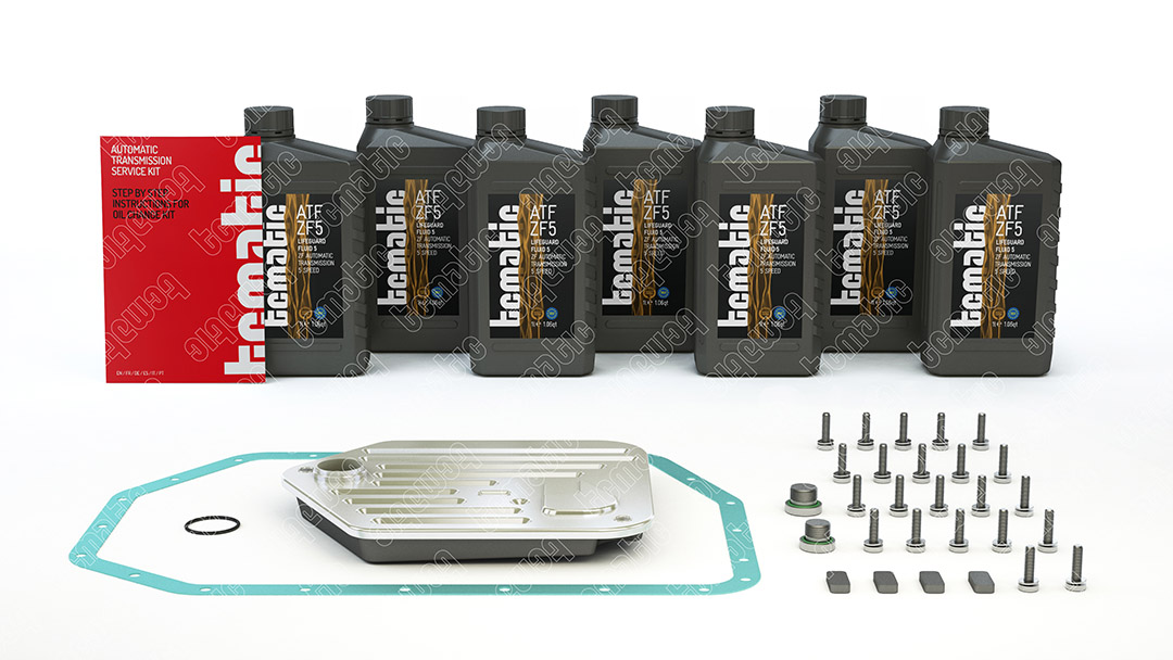 Onderd.set, olie verversen van automatische versnellingsbak Tcmatic 105.111.0009