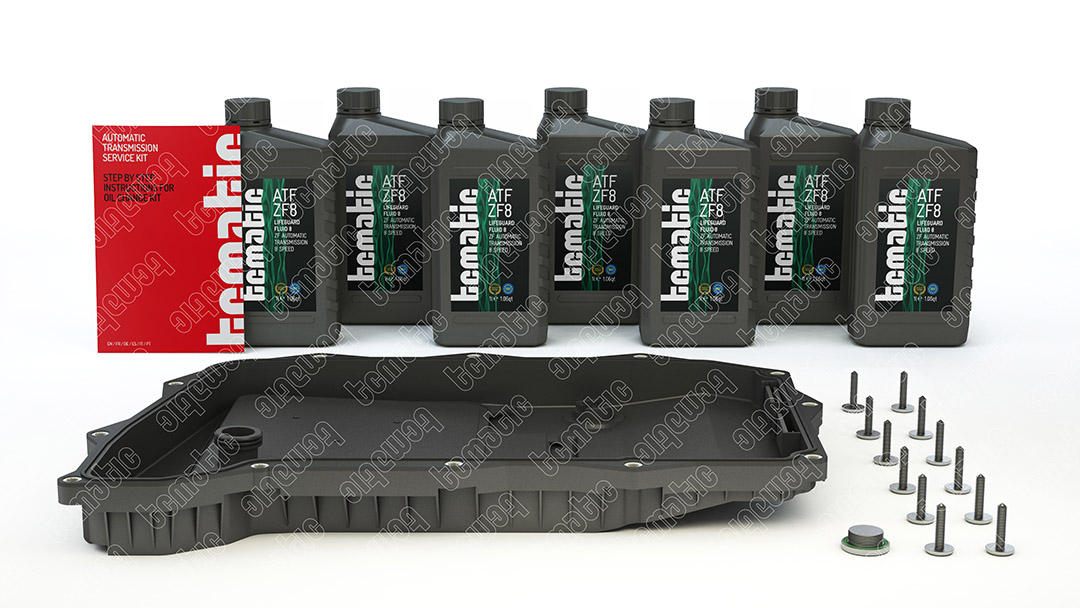 Onderd.set, olie verversen van automatische versnellingsbak Tcmatic 105.111.0021