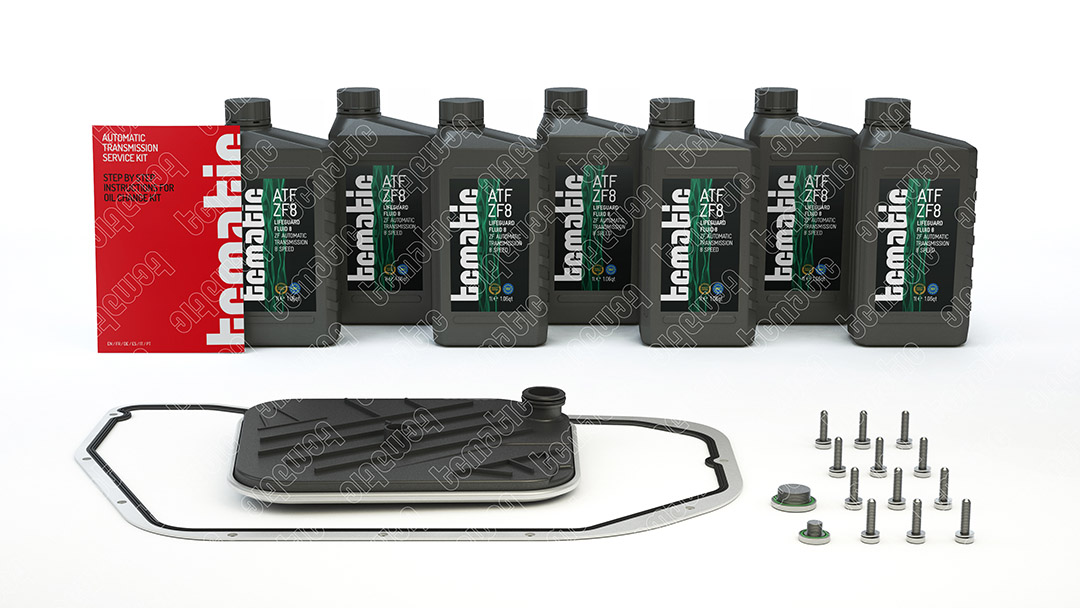 Onderd.set, olie verversen van automatische versnellingsbak Tcmatic 105.111.0022