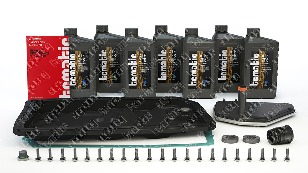 Onderd.set, olie verversen van automatische versnellingsbak Tcmatic 105.111.0027