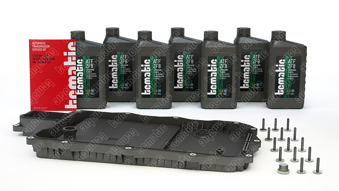 Onderd.set, olie verversen van automatische versnellingsbak Tcmatic 105.111.0032