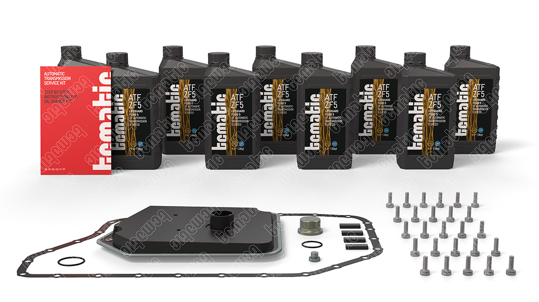 Onderd.set, olie verversen van automatische versnellingsbak Tcmatic 105.111.1038