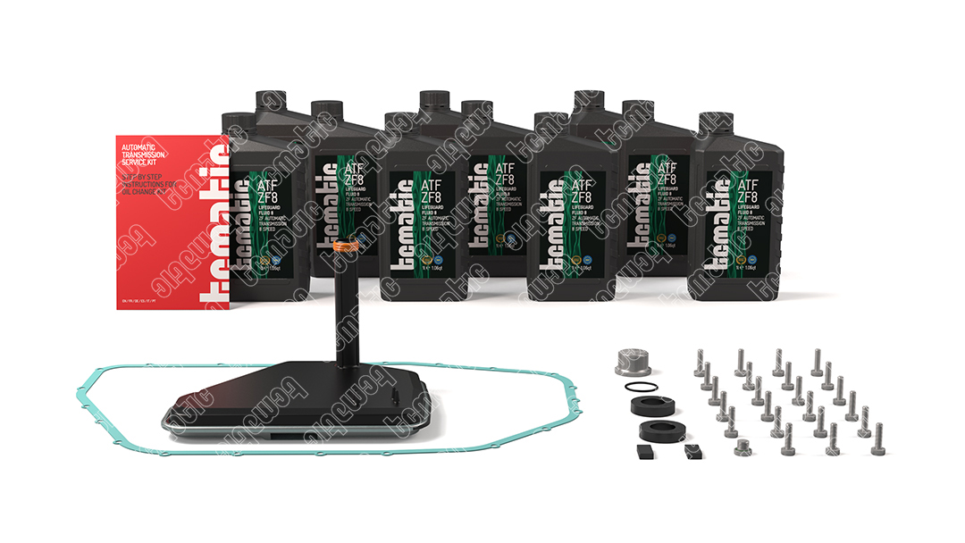 Onderd.set, olie verversen van automatische versnellingsbak Tcmatic 105.111.1042