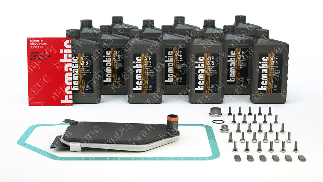 Onderd.set, olie verversen van automatische versnellingsbak Tcmatic 105.111.2008