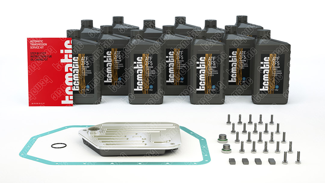 Onderd.set, olie verversen van automatische versnellingsbak Tcmatic 105.111.2009