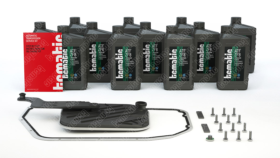 Onderd.set, olie verversen van automatische versnellingsbak Tcmatic 105.111.2020