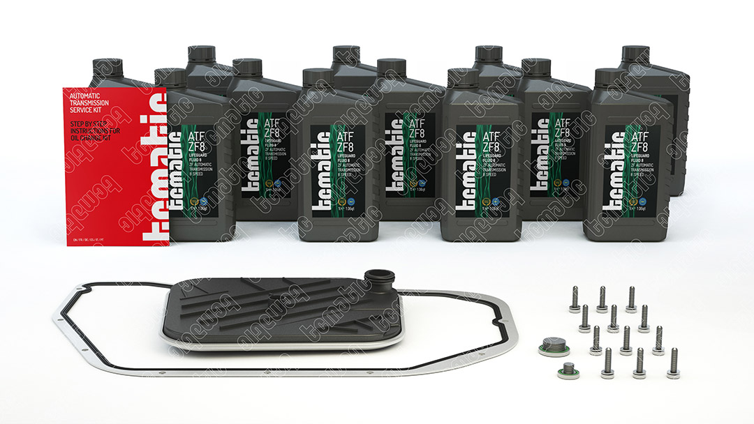 Onderd.set, olie verversen van automatische versnellingsbak Tcmatic 105.111.2022