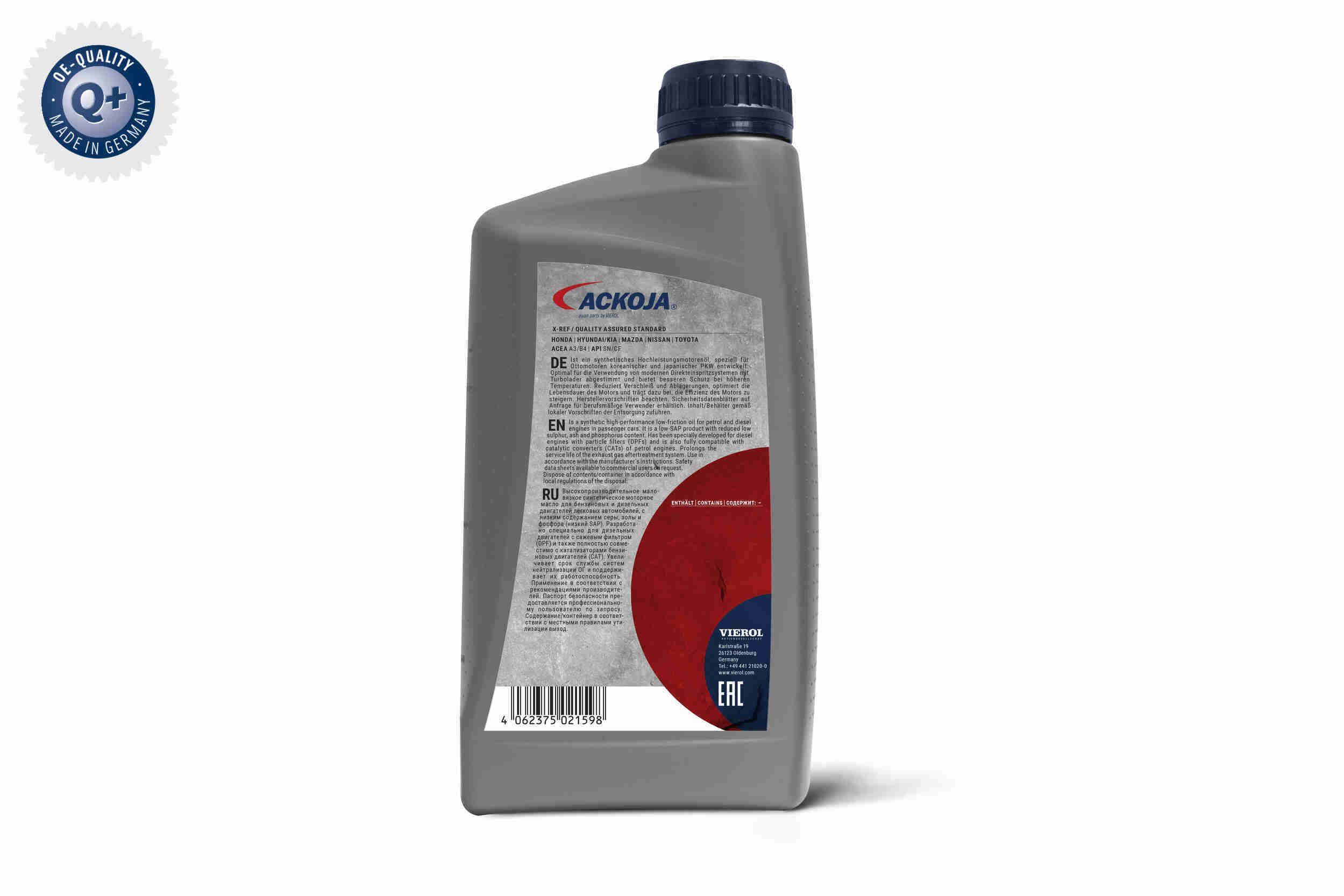 Ackoja Motorolie A60-1002