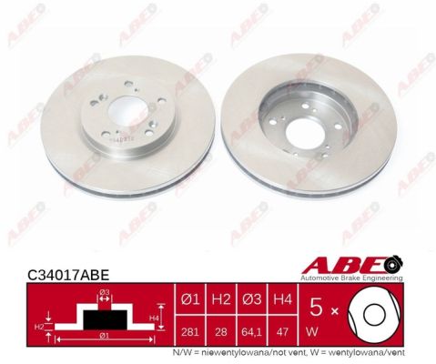ABE Remschijven C34017ABE