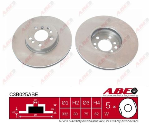 ABE Remschijven C3B025ABE