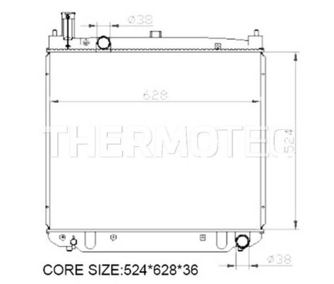 Thermotec Radiateur D72017TT