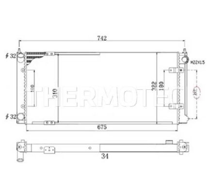 Thermotec Radiateur D7W028TT
