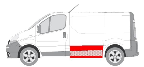 Blic Spatbord 6505-06-6061012P