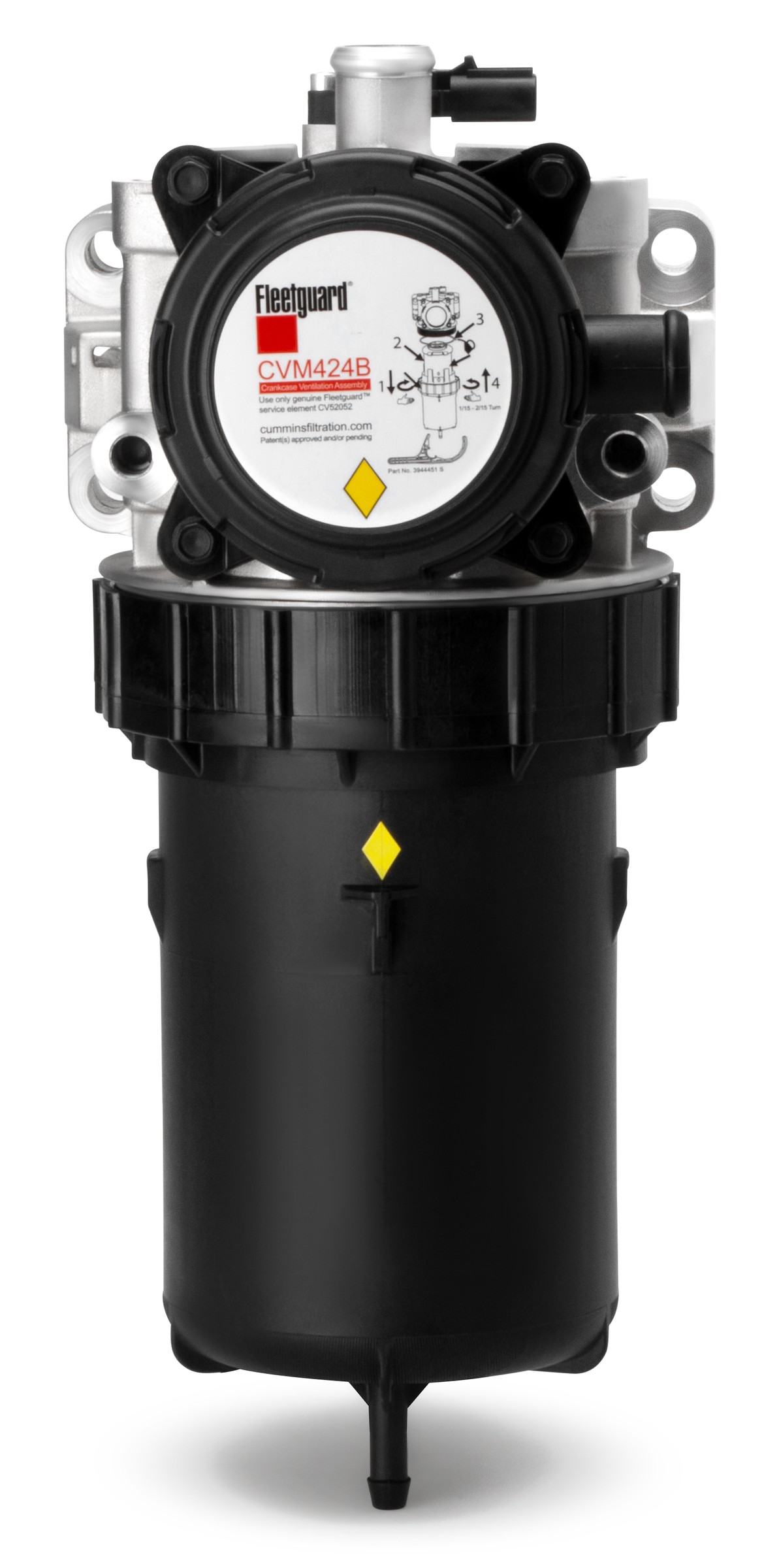 Filter, carterontluchting Fleetguard CV52016