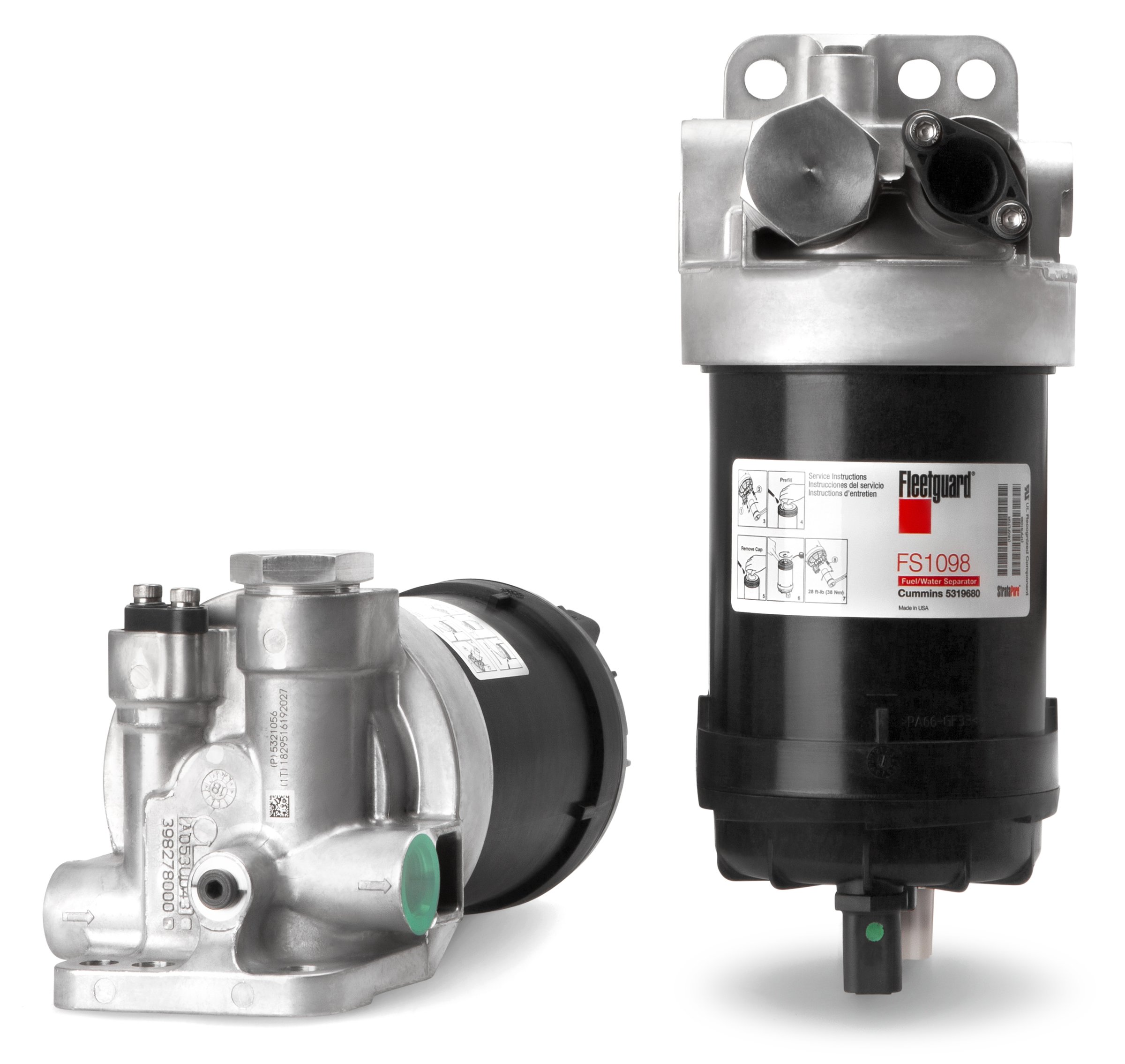 Behuizing, brandstoffilter Fleetguard FH143