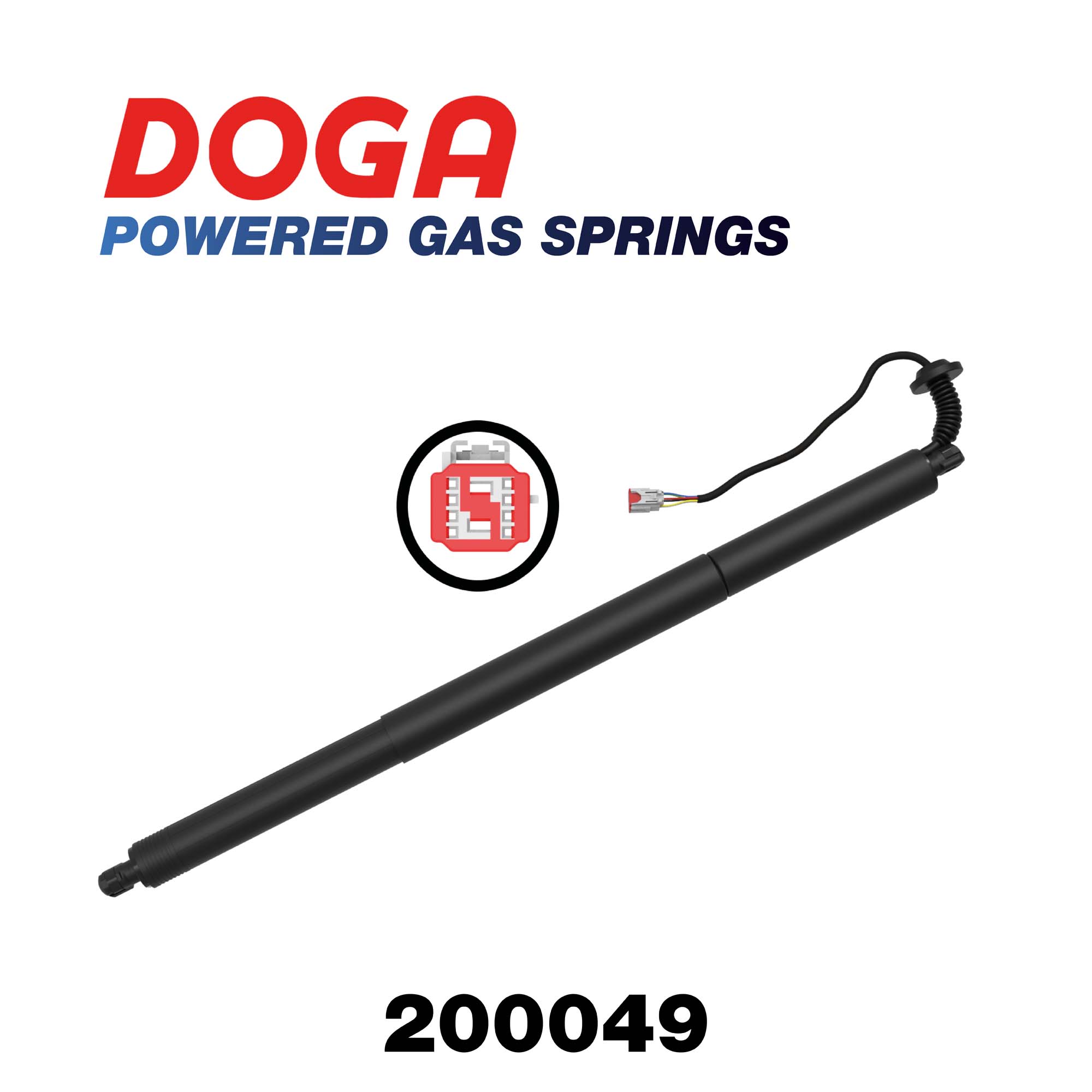 Elektromotor, achterklep DOGA 200049