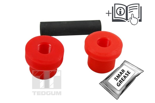 Tedgum Draagarm-/ reactiearm lager 00087494