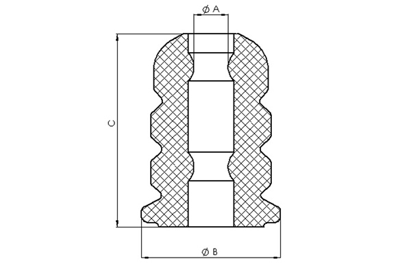 Tedgum Aanslagrubber vering 00740203