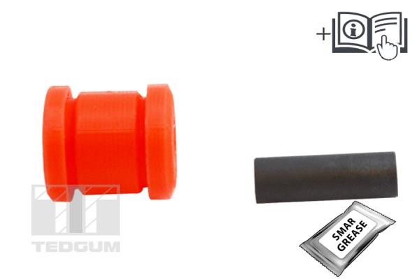 Tedgum Draagarm-/ reactiearm lager TED11074