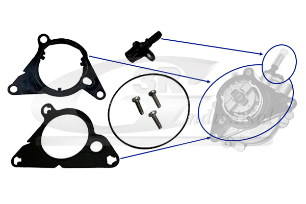 Reparatieset, onderdrukpomp (remsysteem) 3RG 74211