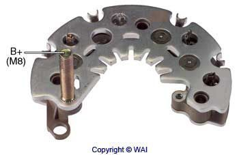 Dynamo gelijkrichter (Diodebrug) WAI IXR642