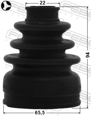 Febest Aandrijfashoes 0115-NGJ10T