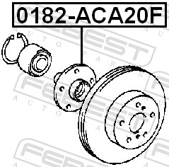 Febest Wielnaaf 0182-ACA20F