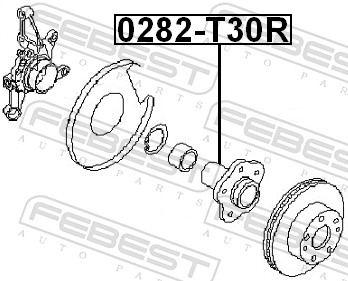 Febest Wielnaaf 0282-T30R