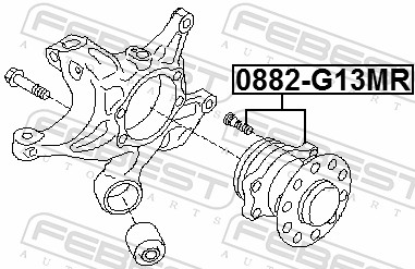 Febest Wielnaaf 0882-G13MR