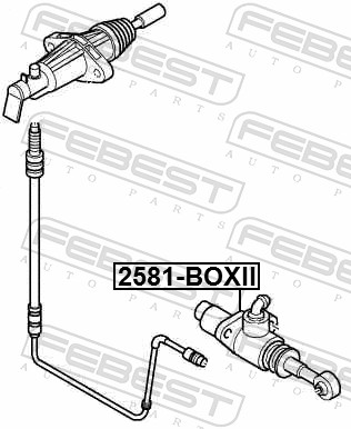 Febest Hoofdkoppelingscilinder 2581-BOXII