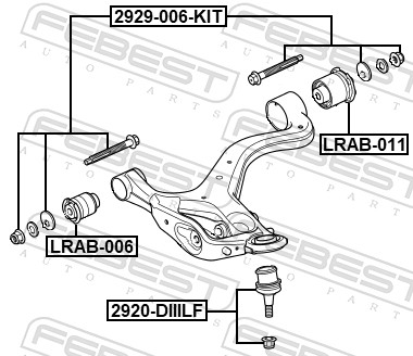 Febest Schroef 2929-006-KIT