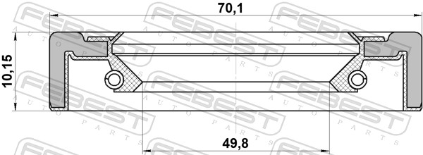Febest Wielnaaf keerring 95GCY-51701010X