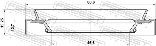Febest Afdichting 95HDS-48801319R