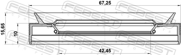 Febest Afdichting 95PES-44671016C