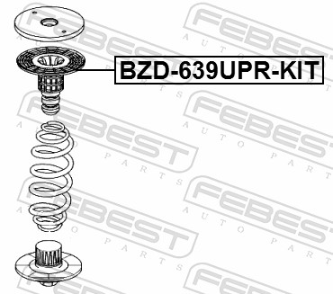 Febest Aanslagrubber vering BZD-639UPR-KIT