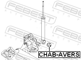 Febest Schokdemper bus CHAB-AVERS