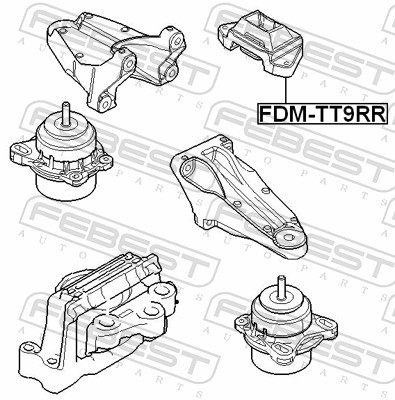 Febest Motorsteun FDM-TT9RR