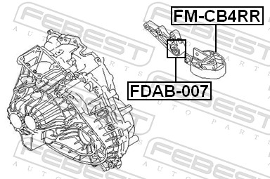 Febest Motorsteun FM-CB4RR