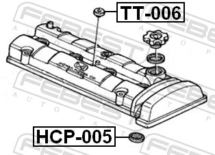 Febest Afdichting bougieschacht HCP-005