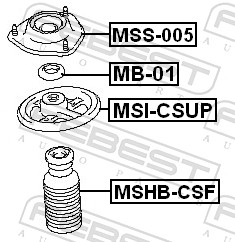 Febest Veerschotel MSI-CSUP